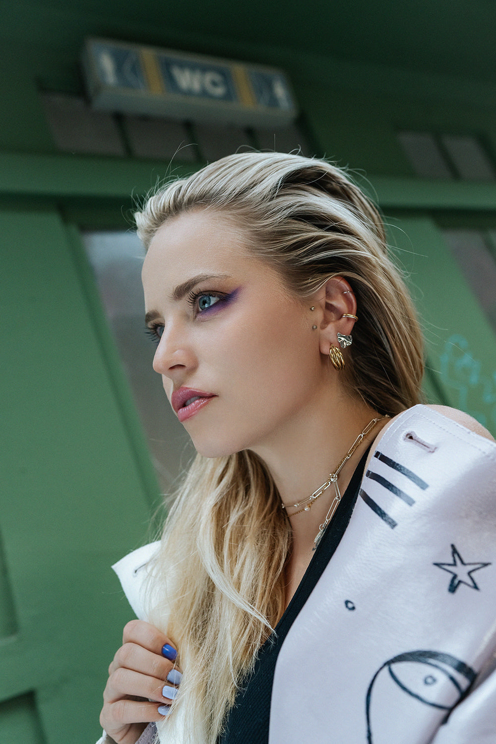 Space earrings